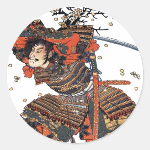 Samurai Runt Klistermärke