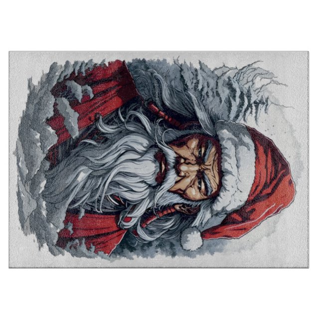 Samurai Santa Warrior jul Art Gift (Framsidan)