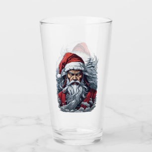 Samurai Santa Warrior jul Art Gift Glaskopp