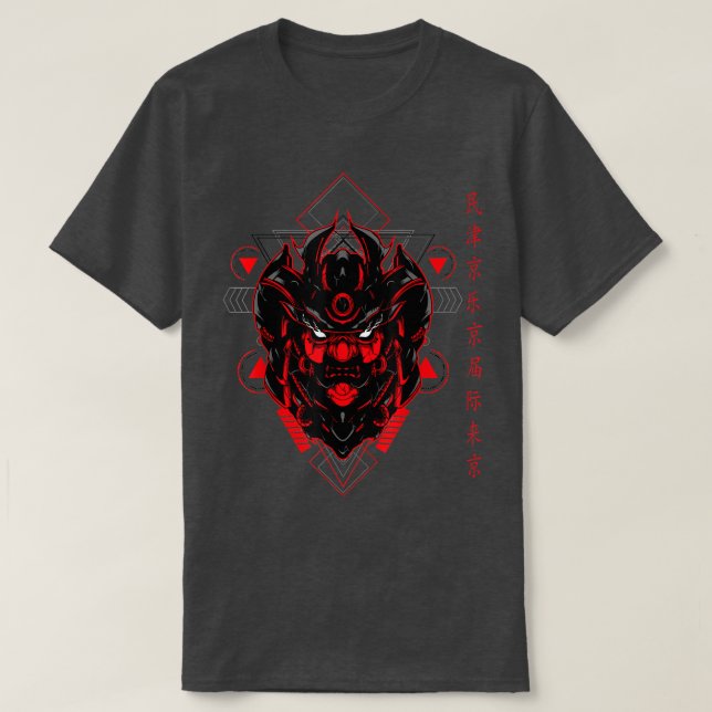 Samurai shinigami warrior  t shirt (Design framsida)