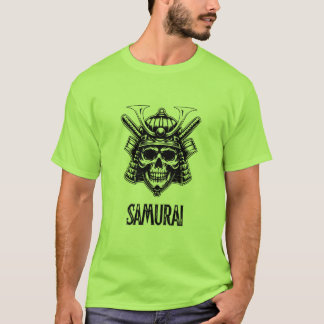 Samurai Skull Warrior - Bold Man's T-shirt