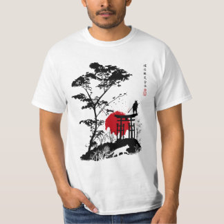 Samurai sobre torii t shirt