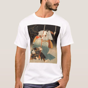 Samurai som målar C. 1800's Tee