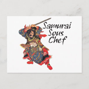 Samurai Sous Chef Vykort