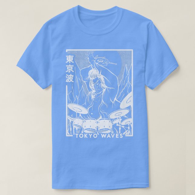 Samurai Spelar japansk uturism Japan Art T Shirt (Design framsida)