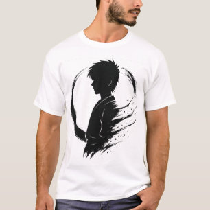 Samurai Spirit - Anime Shadow Art T Shirt