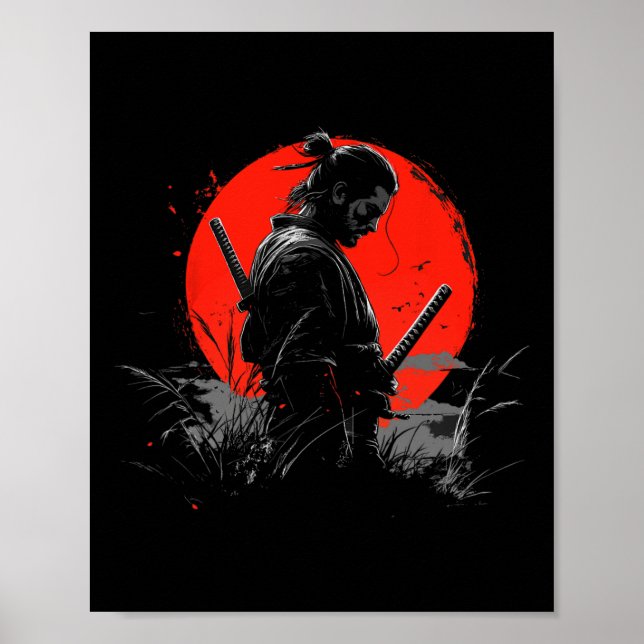 Samurai Spirit Graphic Modern Warriors's Poster (Framsidan)