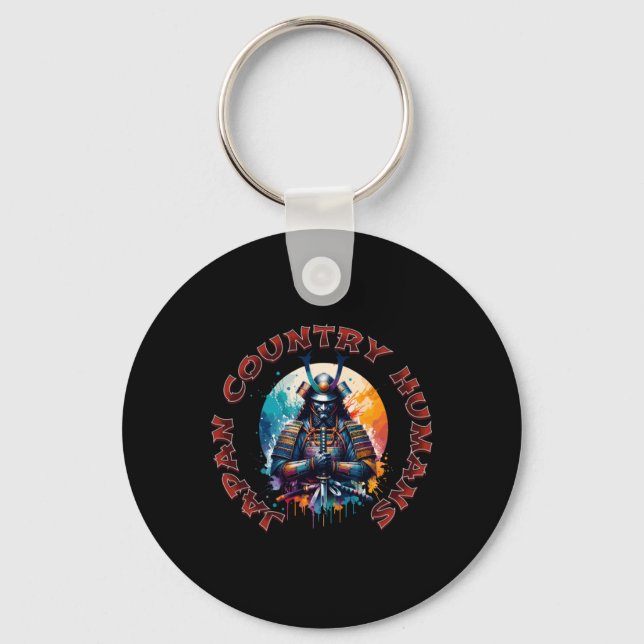 Samurai Spirit - Warrior’s Honor Sticker  Nyckelring (Framsida)