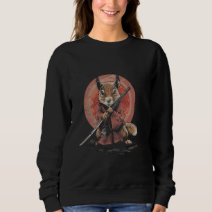 Samurai Squirrel Japanska Ninja Squirrel Japanska T Shirt