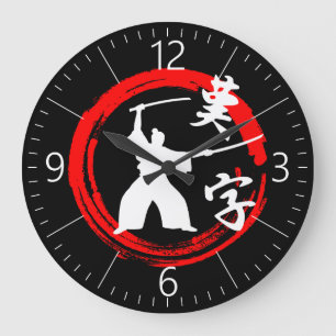 Samurai Stor Klocka