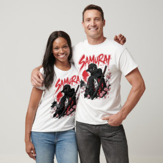 Samurai Street Spirit – Japansk krigare T Shirt