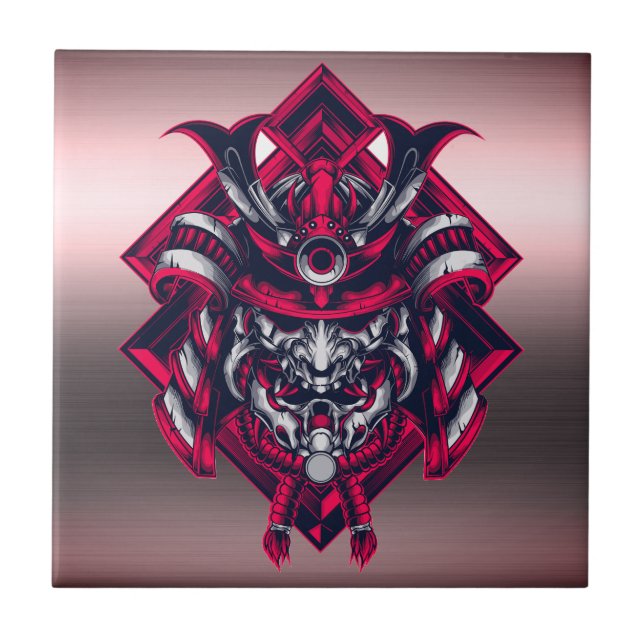 Samurai Strength - Retro Elegance Kakelplatta (Framsidan)