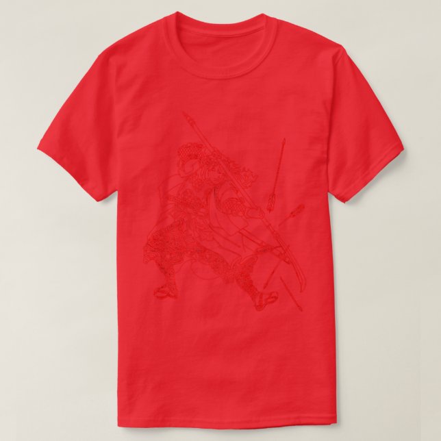 samurai-strid t shirt (Design framsida)