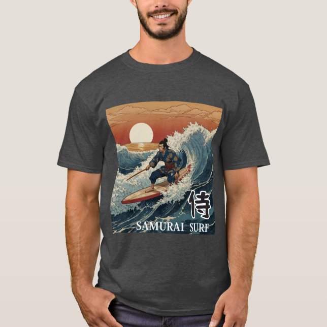 SAMURAI SURF【侍】Tシャツ T SHIRT (Framsida)
