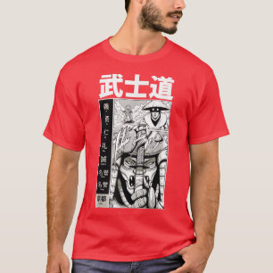 Samurai Sword Fighter Japanska martialkonst Japan T Shirt