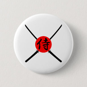SAMURAI - Sword & Kanji Knapp