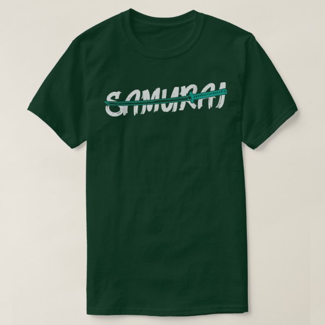 Samurai Sword Samurai Army  T Shirt (Design framsida)