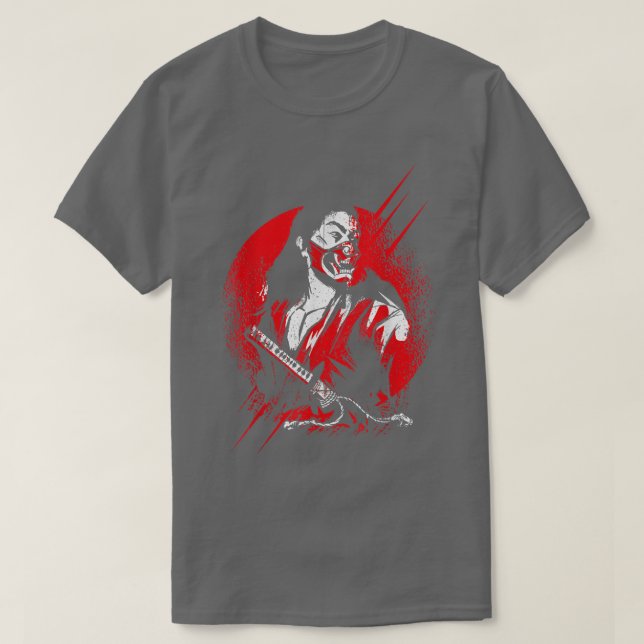 Samurai Sword Samurai T-shirt Samurai Gift (Design framsida)