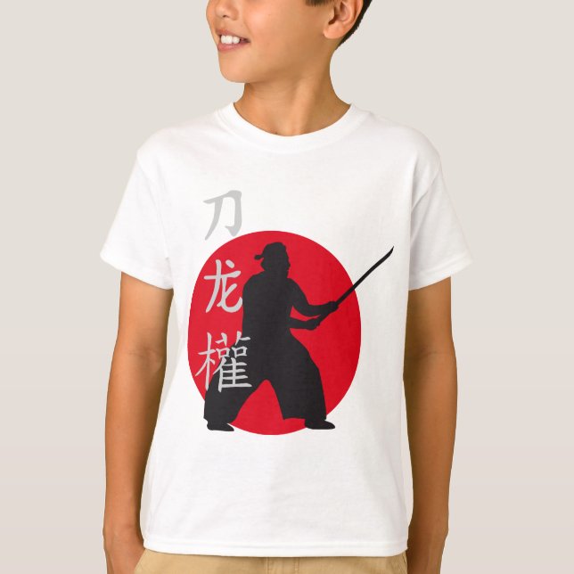 samurai sword t shirt (Framsida)