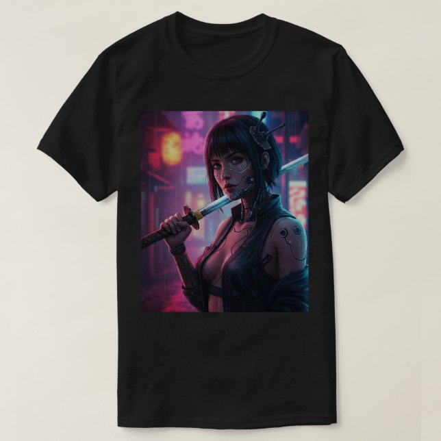 Samurai Sword T Shirt (Design framsida)