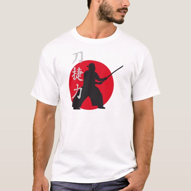 samurai sword t-shirt (Framsida)
