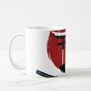 Samurai Sword: Torii Grind Tecknad Kaffemugg