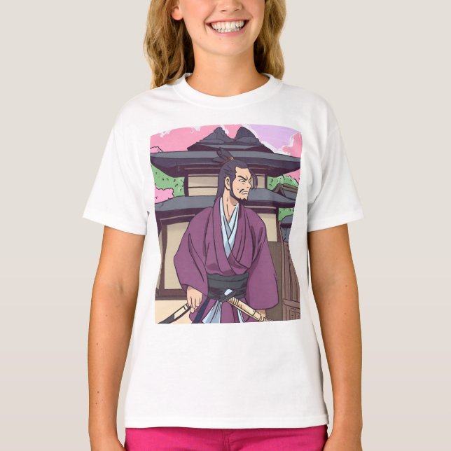 samurai t shirt (Framsida)