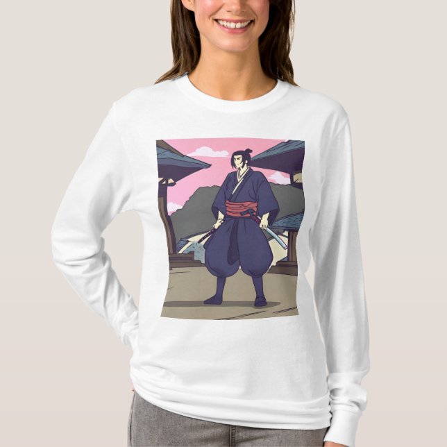 samurai t shirt (Framsida)