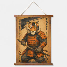Samurai Tiger - Sumi-e Bläck Warrior Art