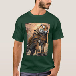 Samurai Tiger 🐯 ⚔️ | Warrior Jungle Vibe T Shirt