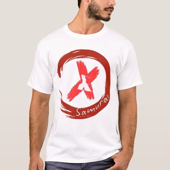 Samurai tshirt t shirt (Framsida)