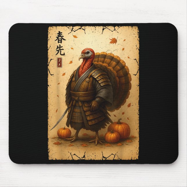 Samurai Turkey Thanksgiving Japanese Warrior Anime Musmatta (Framsidan)