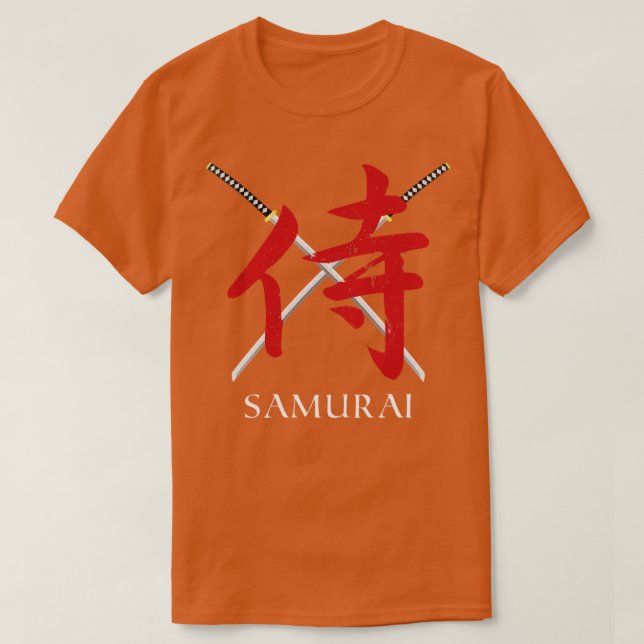 Samurai V Samurai Warrior Katana Swords Samurai Ka T Shirt (Design framsida)