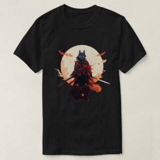 Samurai Varg Japanska Anime T Shirt