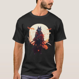 Samurai Varg Japanska Anime T Shirt