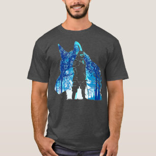 Samurai varg temple japanese warrior katanas t shirt
