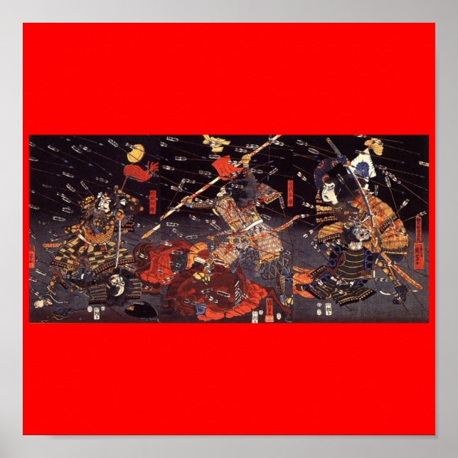 Samurai vid Krig, cirka 1800 Poster (Framsidan)