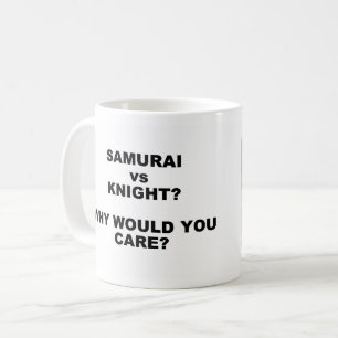 Samurai vs Knight Mugg