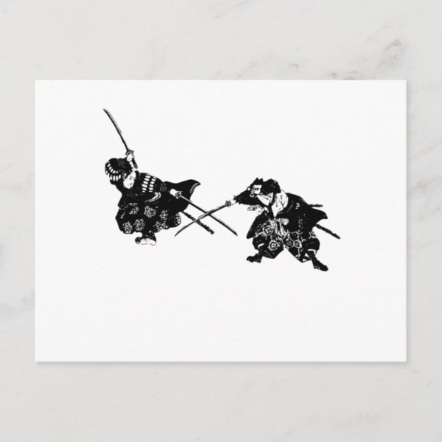 samurai vykort (Framsida)