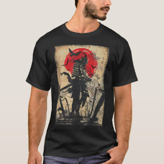 Samurai warribushido kod Japanska svärdmän T Shirt
