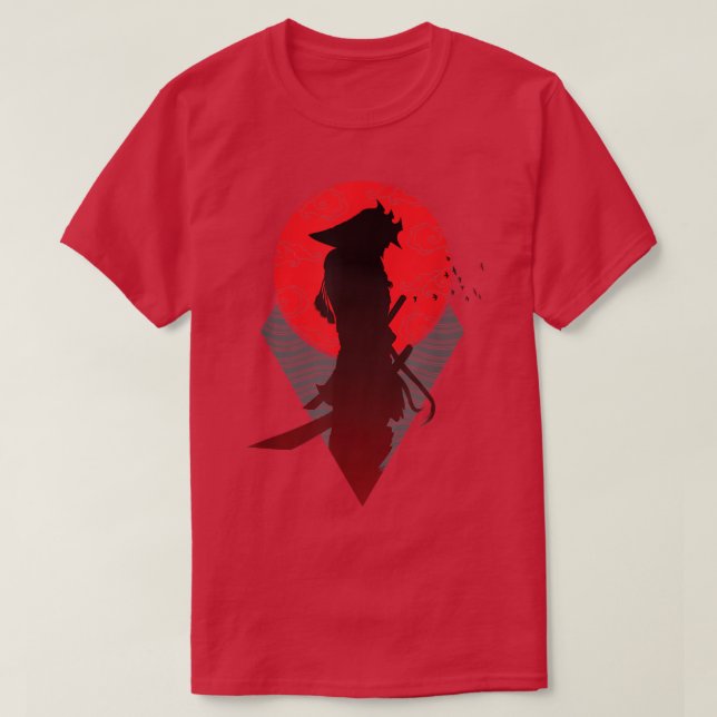 Samurai warribushido kod Japanska svärdmän  T Shirt (Design framsida)
