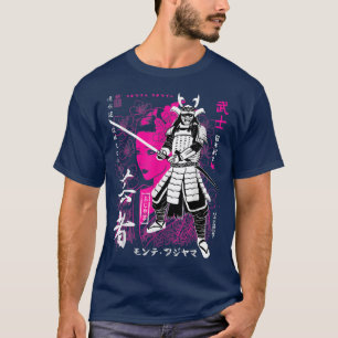 Samurai warribushido kod Japanska svärdmän T- T Shirt