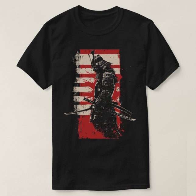 Samurai Warrior 1 T Shirt (Design framsida)