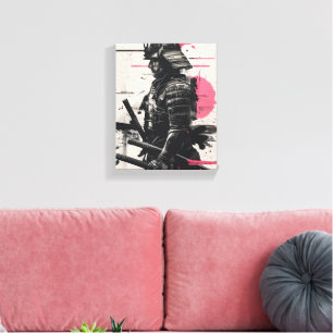 Samurai Warrior Art Canvastryck