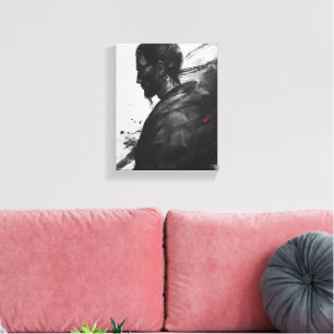 Samurai Warrior Art Canvastryck