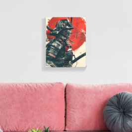 Samurai Warrior Art Canvastryck