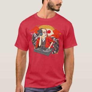 Samurai Warrior Bushido Code Japanska DJ Swordsmen T Shirt