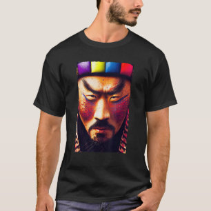 Samurai Warrior Bushido Samurai japanska Hans T Shirt