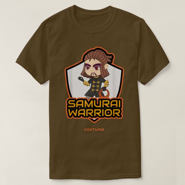 Samurai Warrior Costume (2) T Shirt (Design framsida)