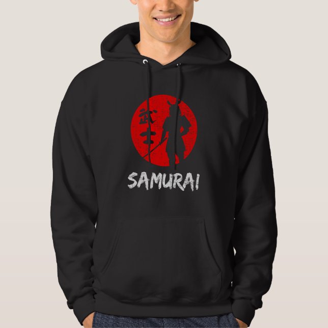 Samurai Warrior Hoodie (Framsida)